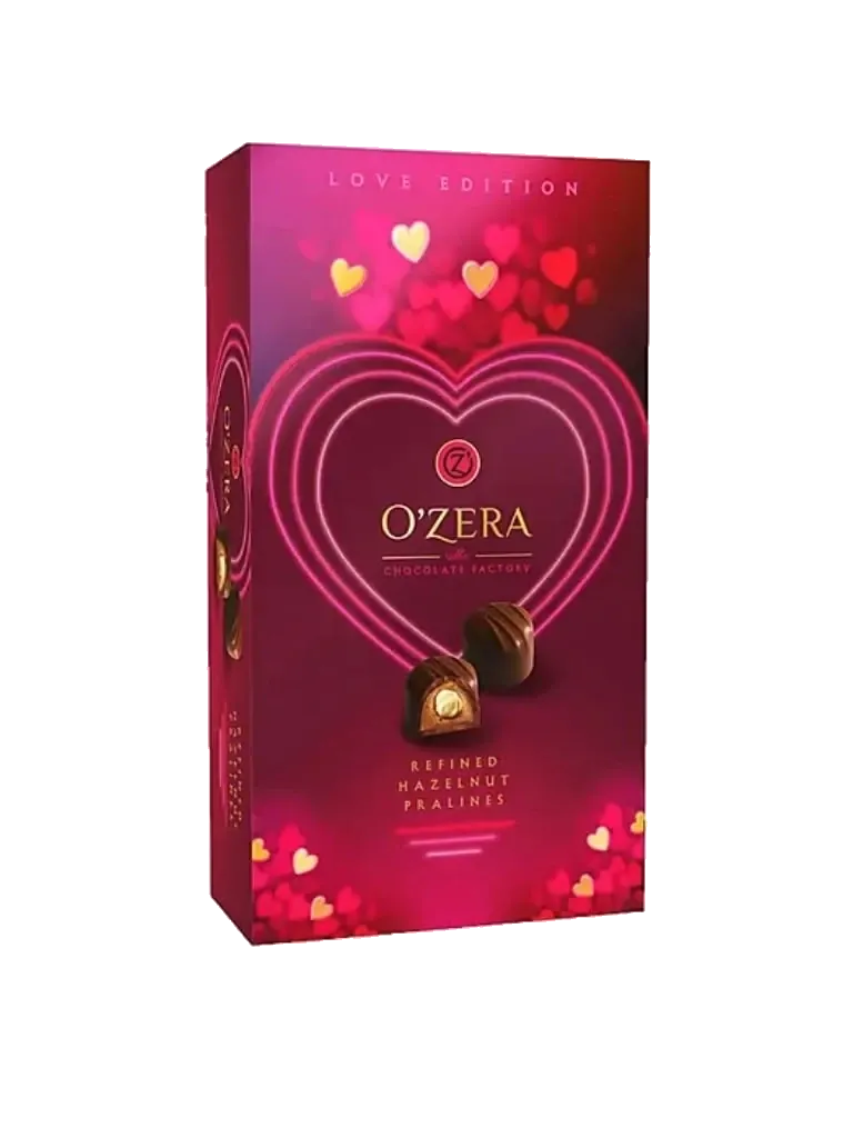 «OZera», конфеты Love пралине с цельным фундуком