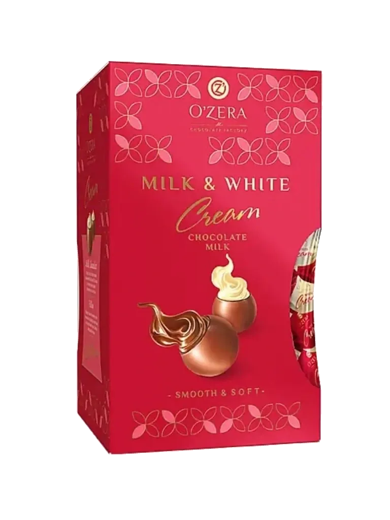 «OZera», шоколадные конфеты Milk & White Cream