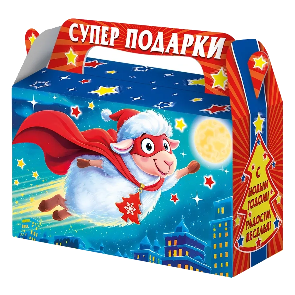 Новогодняя упаковка "МОЙ ГЕРОЙ" 500 гр