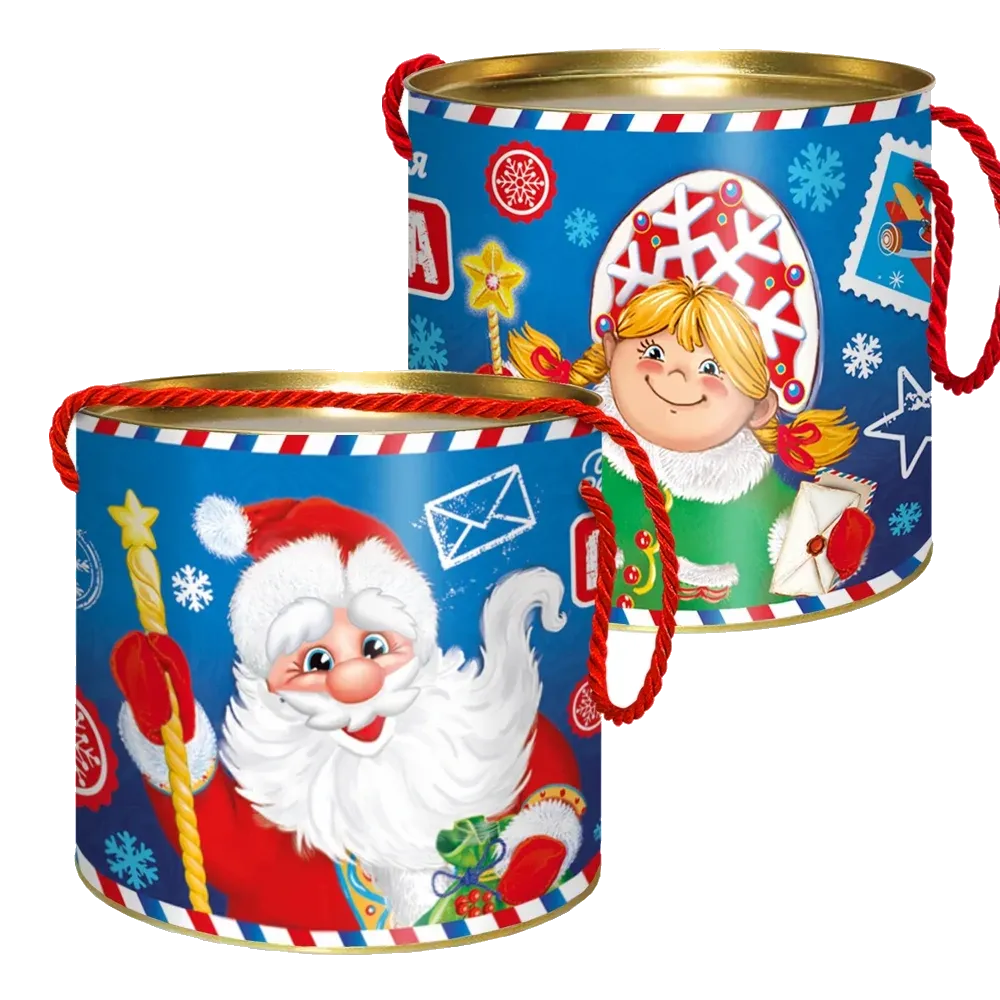 Подарочные тубы "Письма Зимы" 500 гр